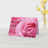 Carte mariage Bénédiction Mariage Pour Votre Journ (Fleur jaune)