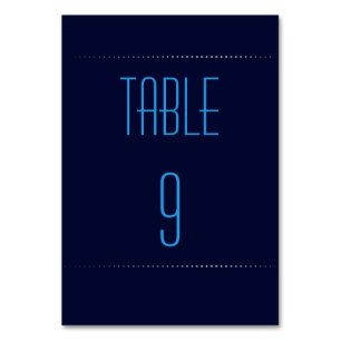 Carte Mariage bleu requin
