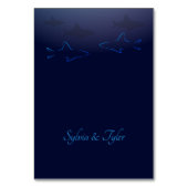 Carte Mariage bleu requin (Dos)