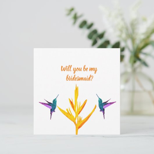 Carte Mariage Bridesmaid (Debout devant)