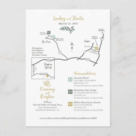Carte mariage - Carte de boîtier personnalisée (Devant)