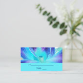 Carte Mariage/Carte de visite Blue Orchid (Debout devant)