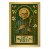 Carte Mariage catholique St. Maximilian Kolbe (Dos)