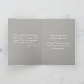 Carte Mariage catholique Vierge Marie Mariée Salle (Intérieur)