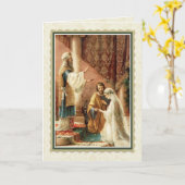 Carte Mariage Catholique Vierge Marie Saint Joseph (Fleur jaune)