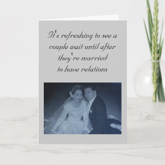 Carte Mariage - C'est rafraîchissant de voir un couple a