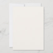 Carte Mariage Champêtre de Luxe (Dos)