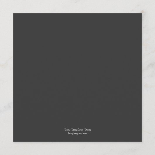 Carte Mariage Cherry Blossoms (Dos)