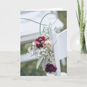 Carte Mariage Chic "Heureux d'avoir toujours après