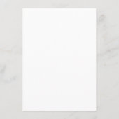 Carte Mariage Chic + Simple Moderne Script (Dos)