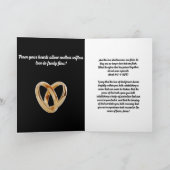 Carte Mariage chrétienne (Intérieur)