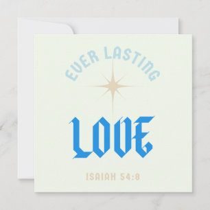 Carte mariage / Citation biblique / Amour /