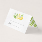Carte Mariage Citrus Lemon Tree (Front)