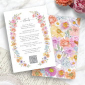 Carte Mariage colorée