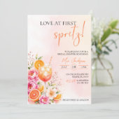 Carte Mariage coup de foudre au Spritz (Debout devant)