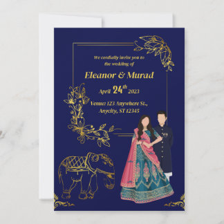 Carte Mariage Couple Faire-part de mariage traditi