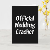 Carte Mariage Crasher (Fleur jaune)
