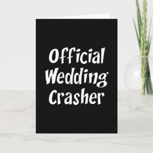 Carte Mariage Crasher