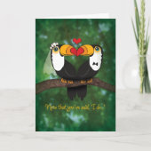 Carte Mariage Cute Toucan (Devant)