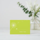 Carte Mariage Dandelion Dreamy - Meadow Green (Debout devant)
