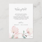 Carte Mariage d'attente de fleurs de cerisier prin (Devant)