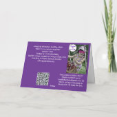 Carte Mariage d'aventure magique (Dos)