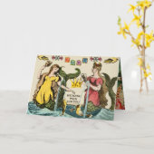 Carte Mariage d'aventure magique (Fleur jaune)