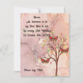 Carte Mariage de automne de demande Best Man (Devant)