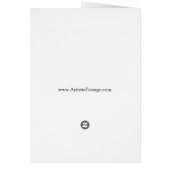 Carte Mariage de automne rustique (Dos)