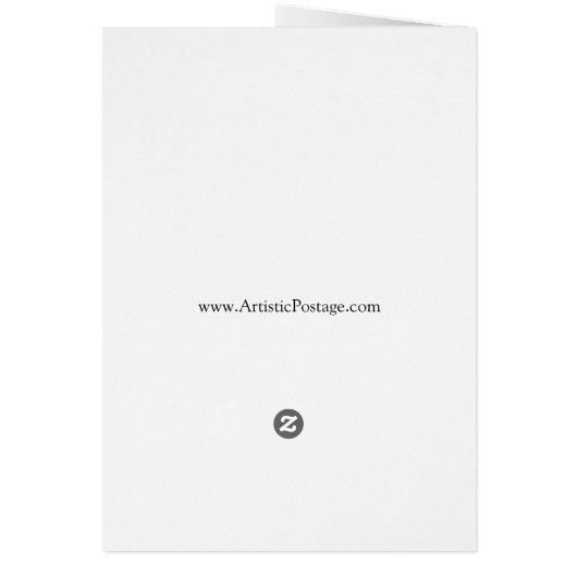 Carte Mariage de automne rustique (Dos)