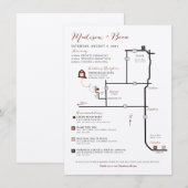 Carte mariage de boîtier - PERSONNALISÉ pour MADIS (Devant / Derrière)