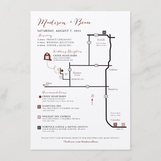 Carte mariage de boîtier - PERSONNALISÉ pour MADIS (Devant)