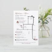 Carte mariage de boîtier - PERSONNALISÉ pour MADIS (Debout devant)