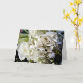 Carte Mariage de bouquet nuptiale (Fleur jaune)