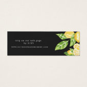 carte Mariage de citrus citron (Devant)