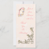 Carte Mariage de cloches (Dos)