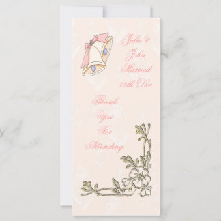 Carte Mariage de cloches