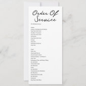 Carte Mariage de commande manuscrite (Devant)