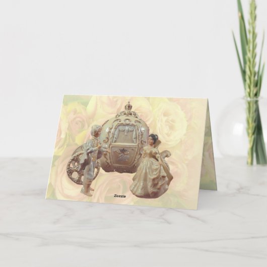 Carte Mariage de conte de fées (Dos)