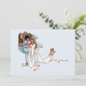 Carte mariage de conte de fées (Debout devant)