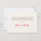 Carte Mariage de Dreamcatcher en plumes de la tribu Boho (Dos)