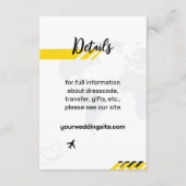 Carte Mariage de fermeture de carte d'embarquement (Devant)