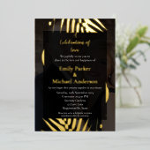 Carte mariage de feuillage de chute personnalisée (Debout devant)