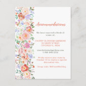 Carte Mariage de fleurs printanières (Devant)