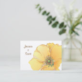 Carte Mariage de Florales d'aquarelle (Debout devant)