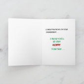 Carte Mariage de grenouille (Intérieur)