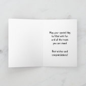 Carte "Mariage de Halloween de Spectre-tacular !" - (Intérieur)