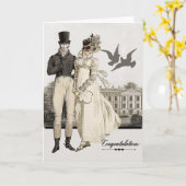 Carte Mariage de Jane Austen (Fleur jaune)