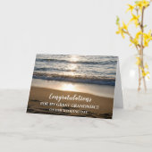 Carte Mariage de la petite-fille de mon frère le jour de (Fleur jaune)