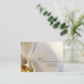 Carte Mariage de l'élégance orchidée blanche (Debout devant)